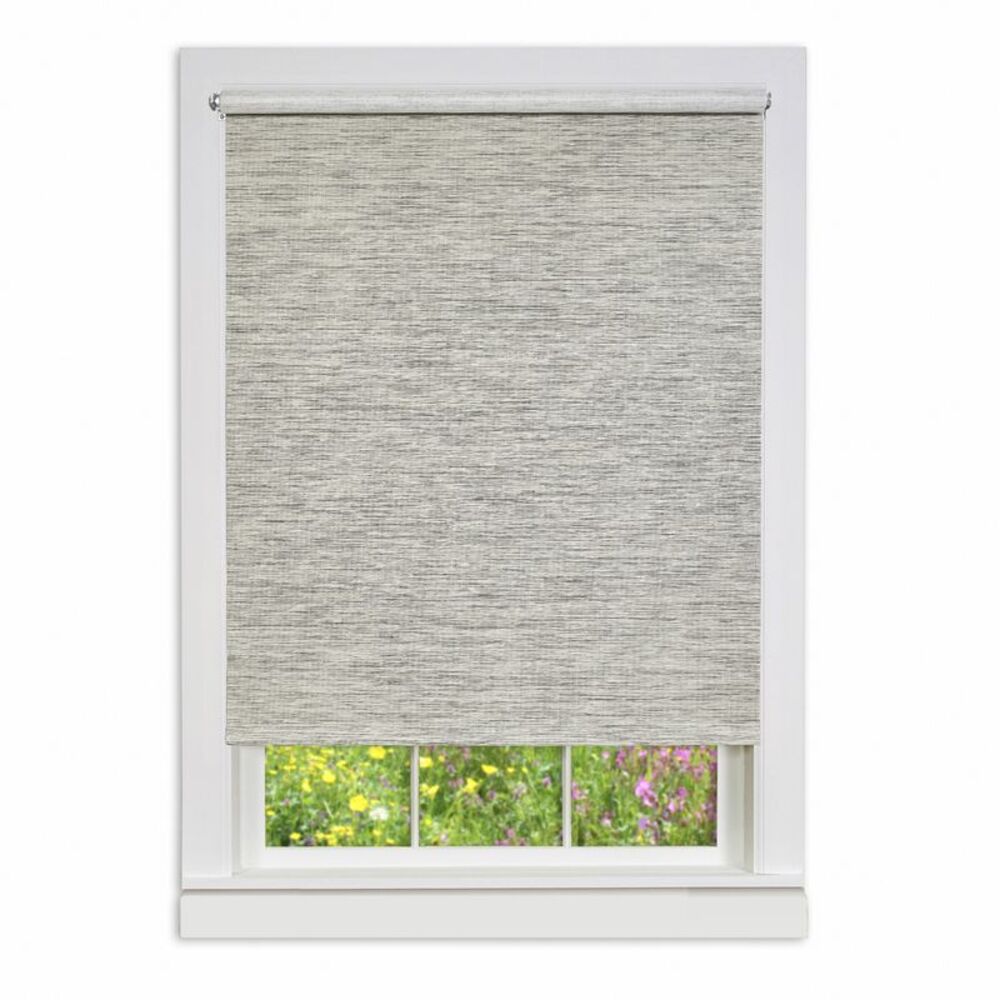 Natural Fiber Cordless Roller Shade 50x72 Gray
